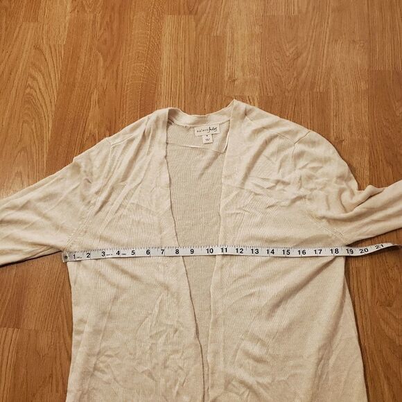 Maison Jules Long Open-Front Jersey Cardigan Sweater size Medium - NEW - Picture 8 of 11